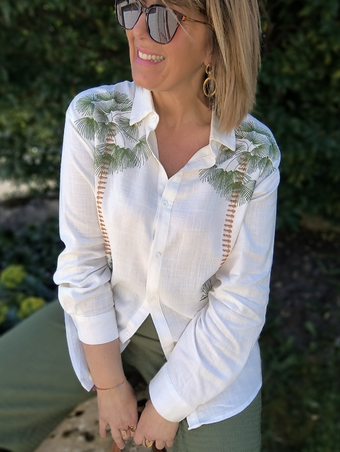 Chemise palmier