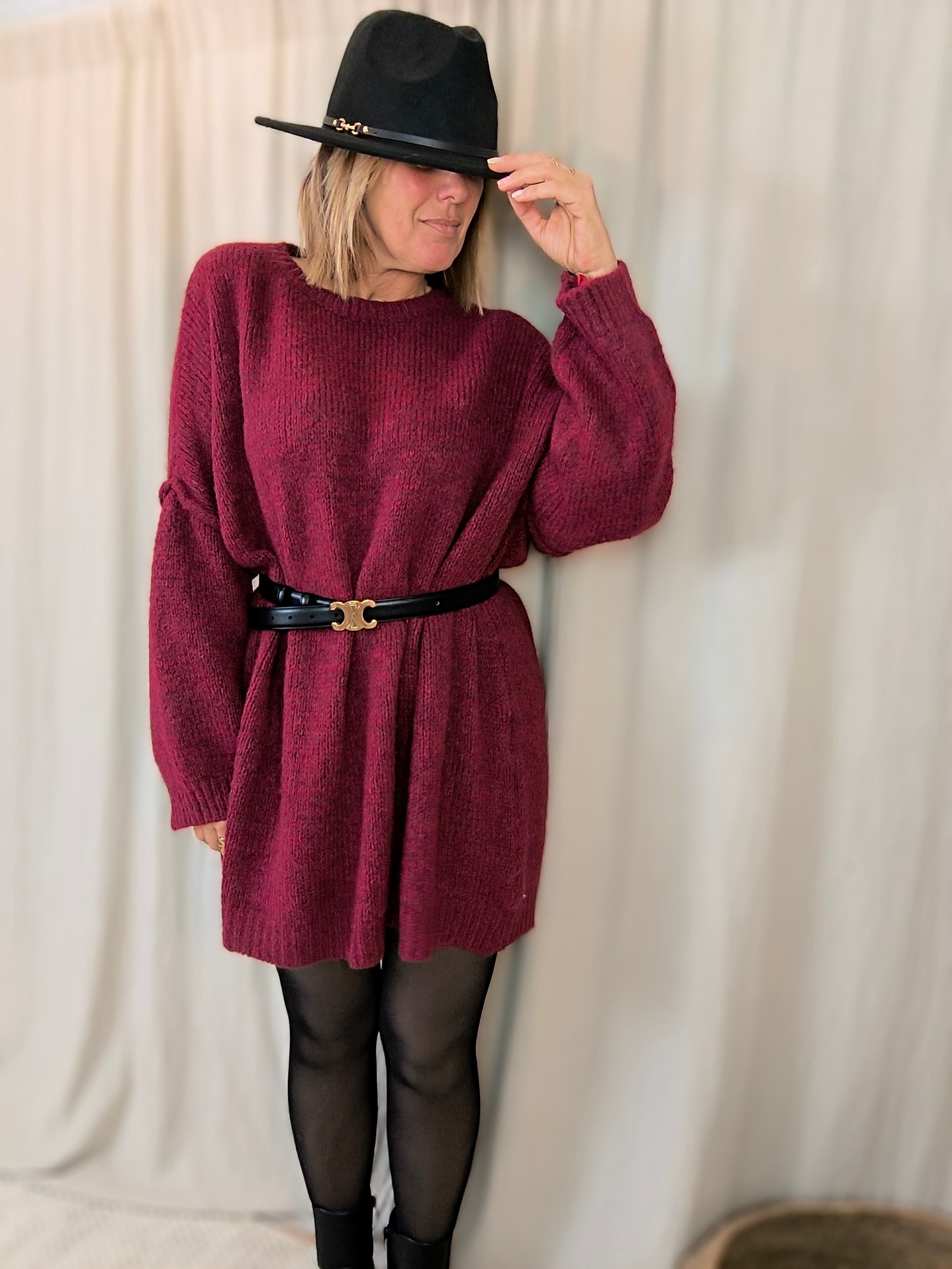 Robe maxi pull