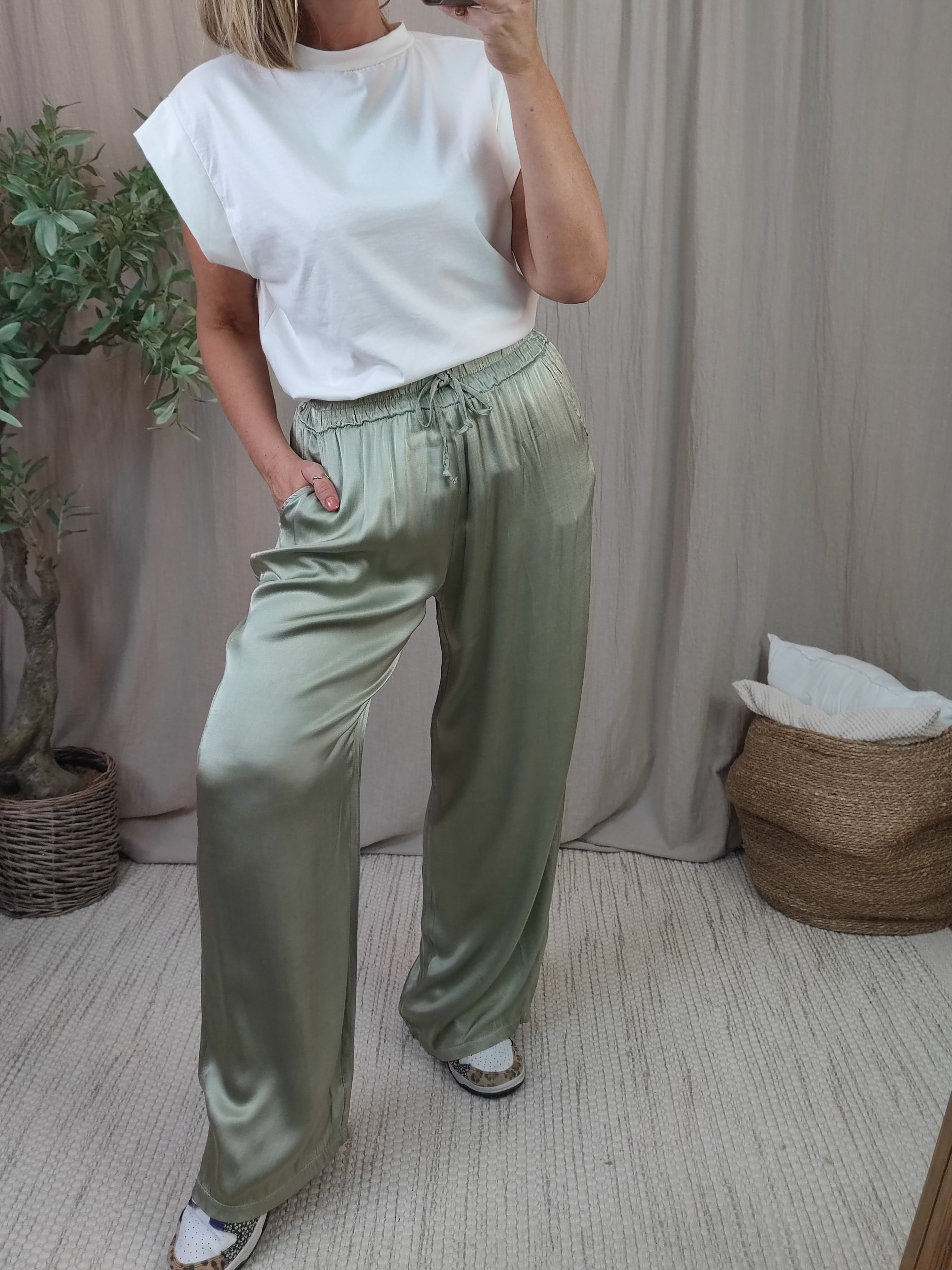 Pantalon satiné | Addict showroom