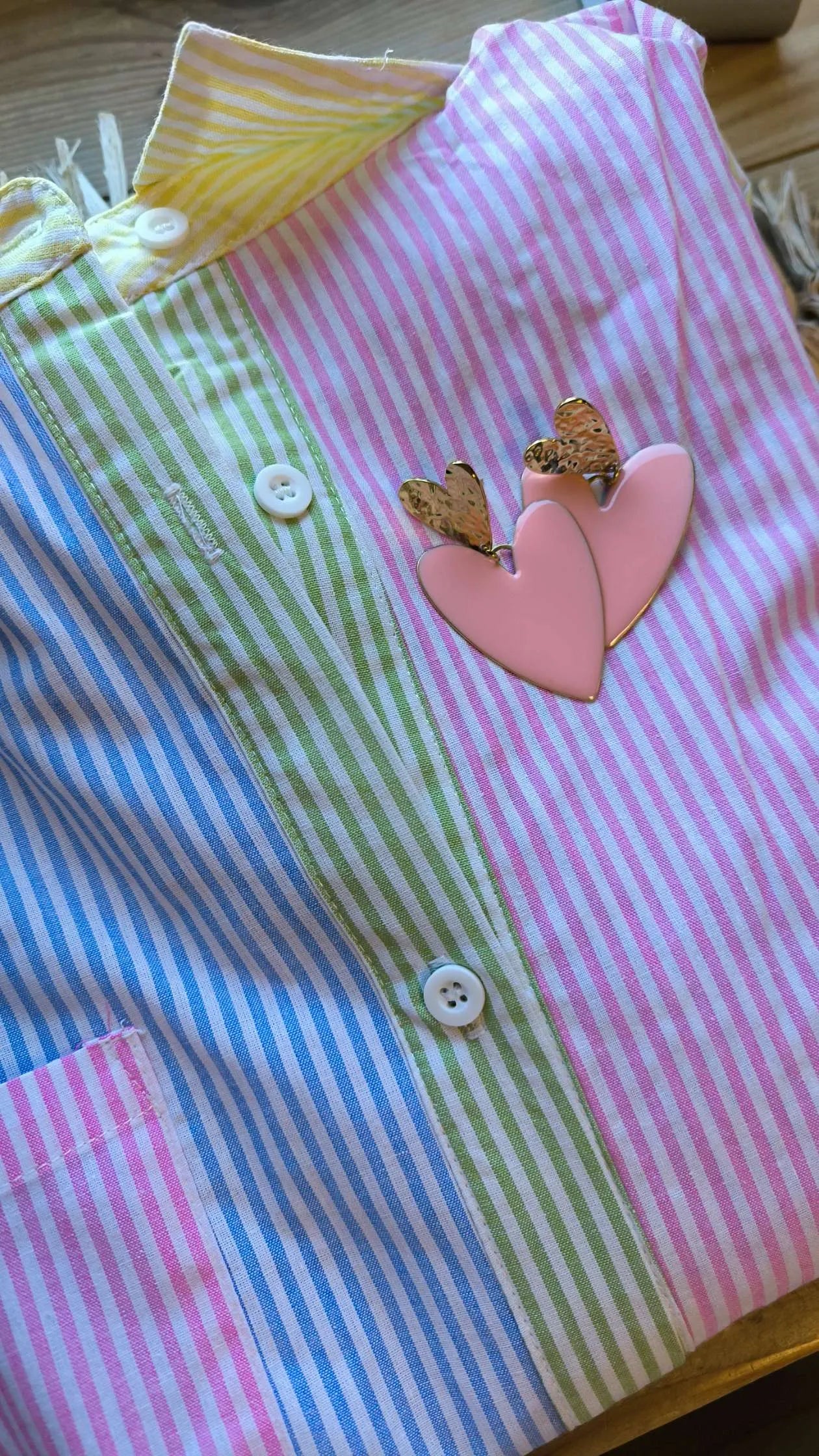 Chemise multicolore