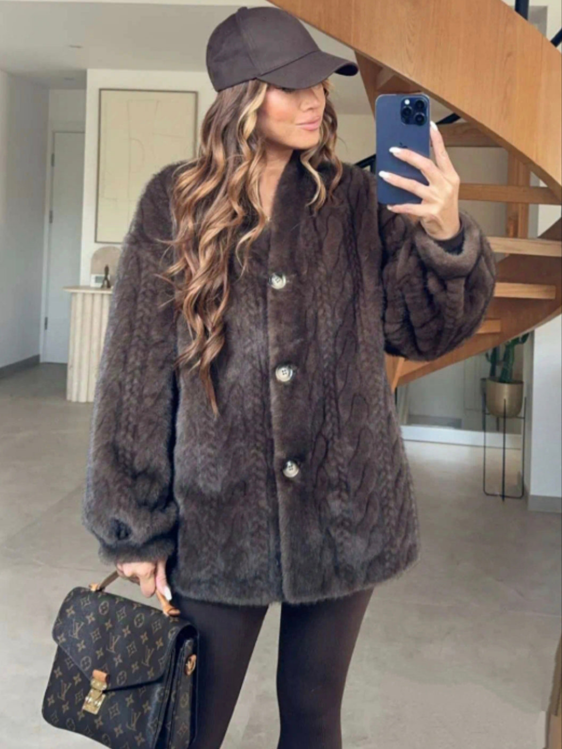Veste Fourrure choco