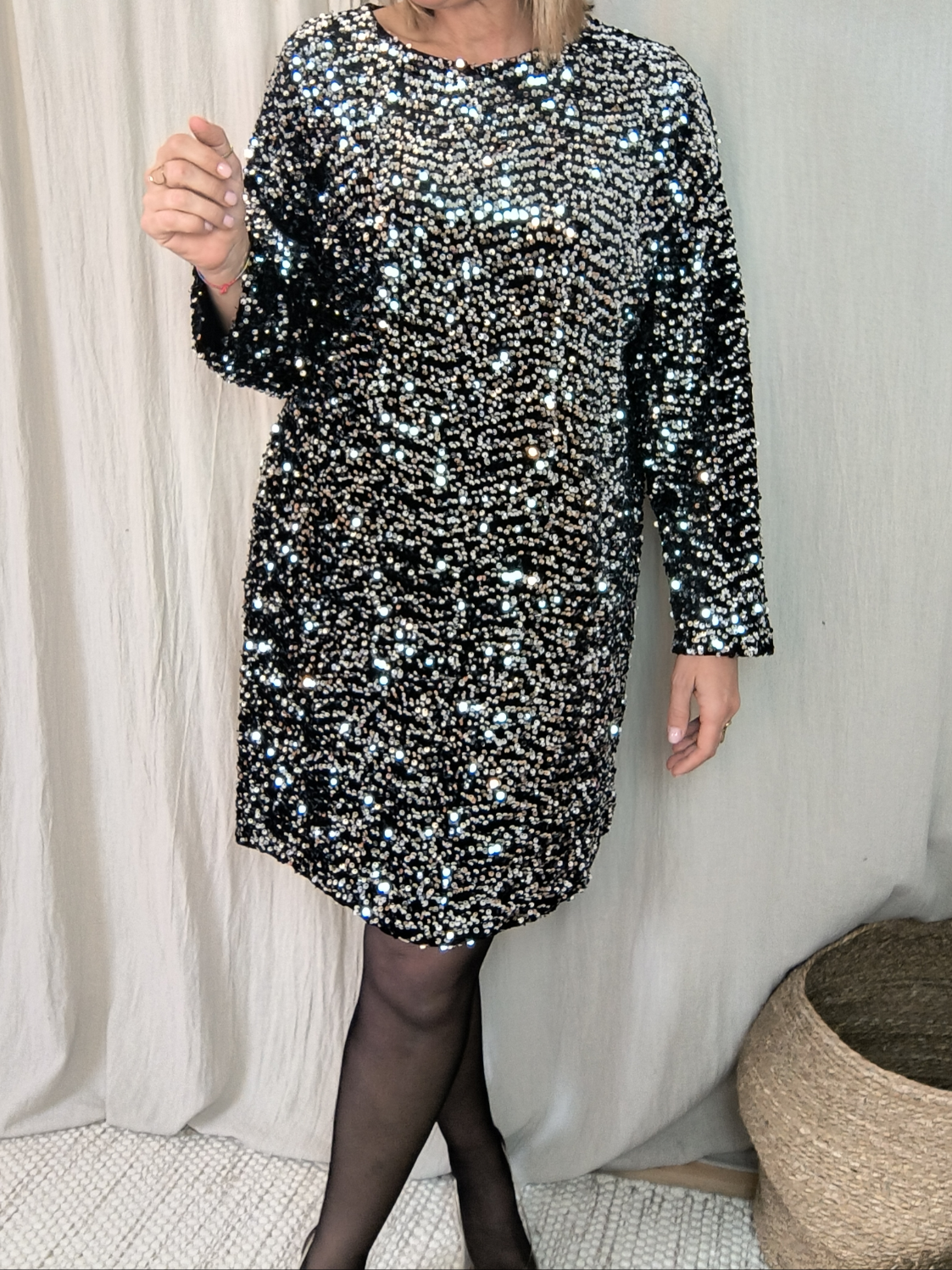 Robe sequin