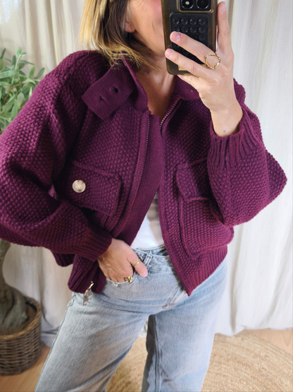 Veste maille