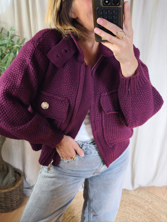 Veste maille
