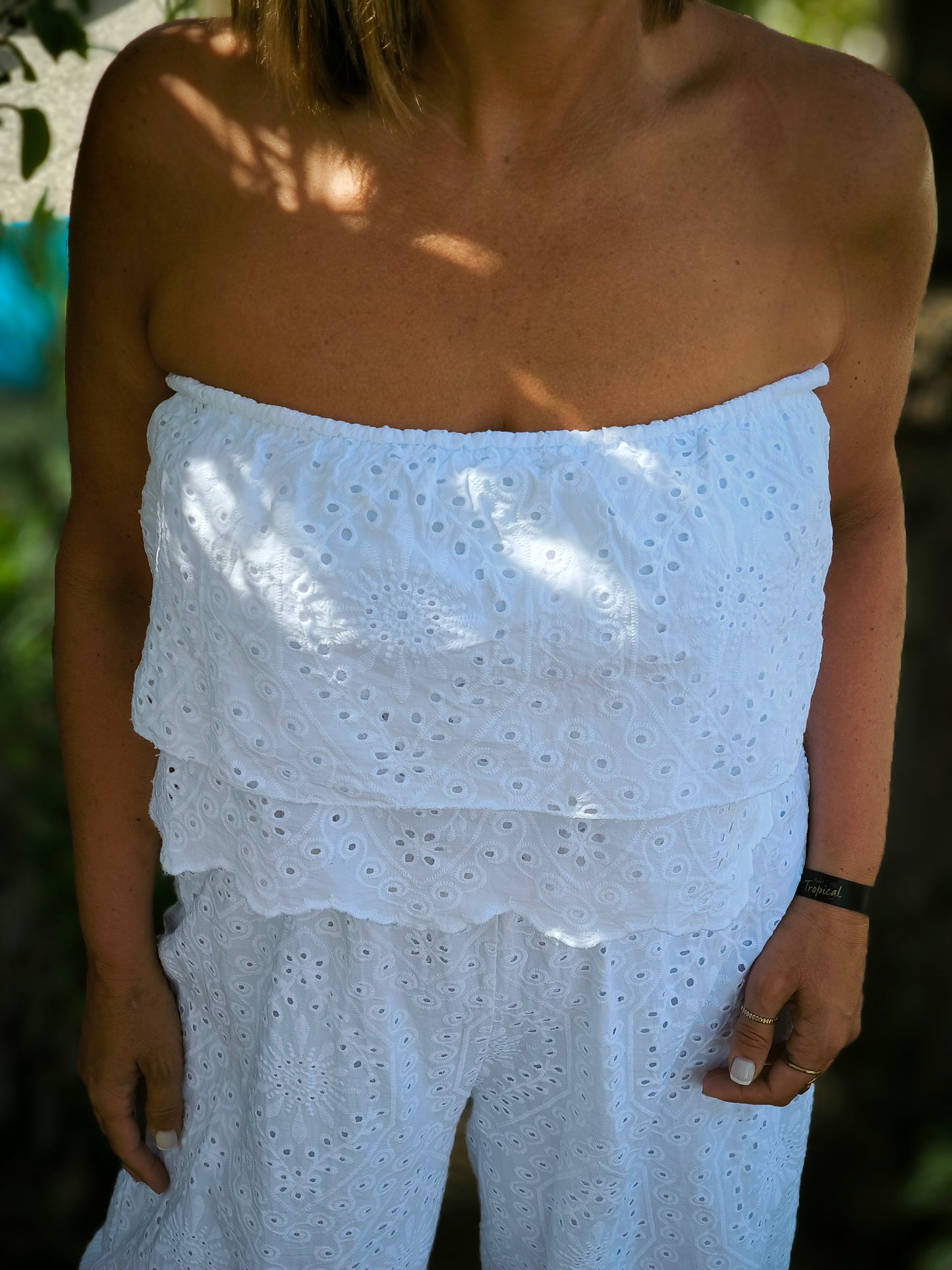 Combi broderie anglaise