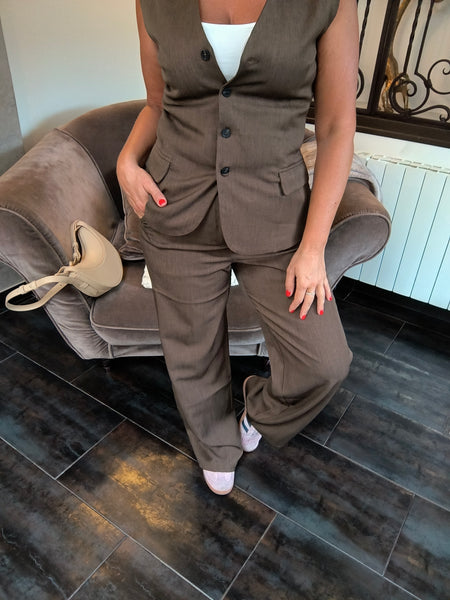 Pantalon choco | Addict showroom