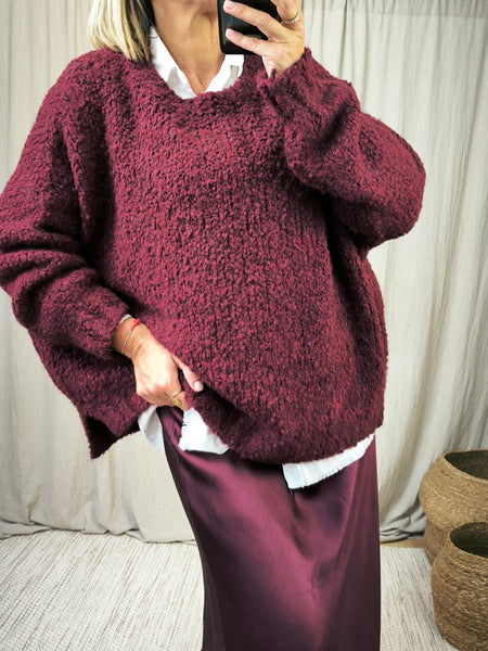 Maxi pull bouclette | Addict showroom