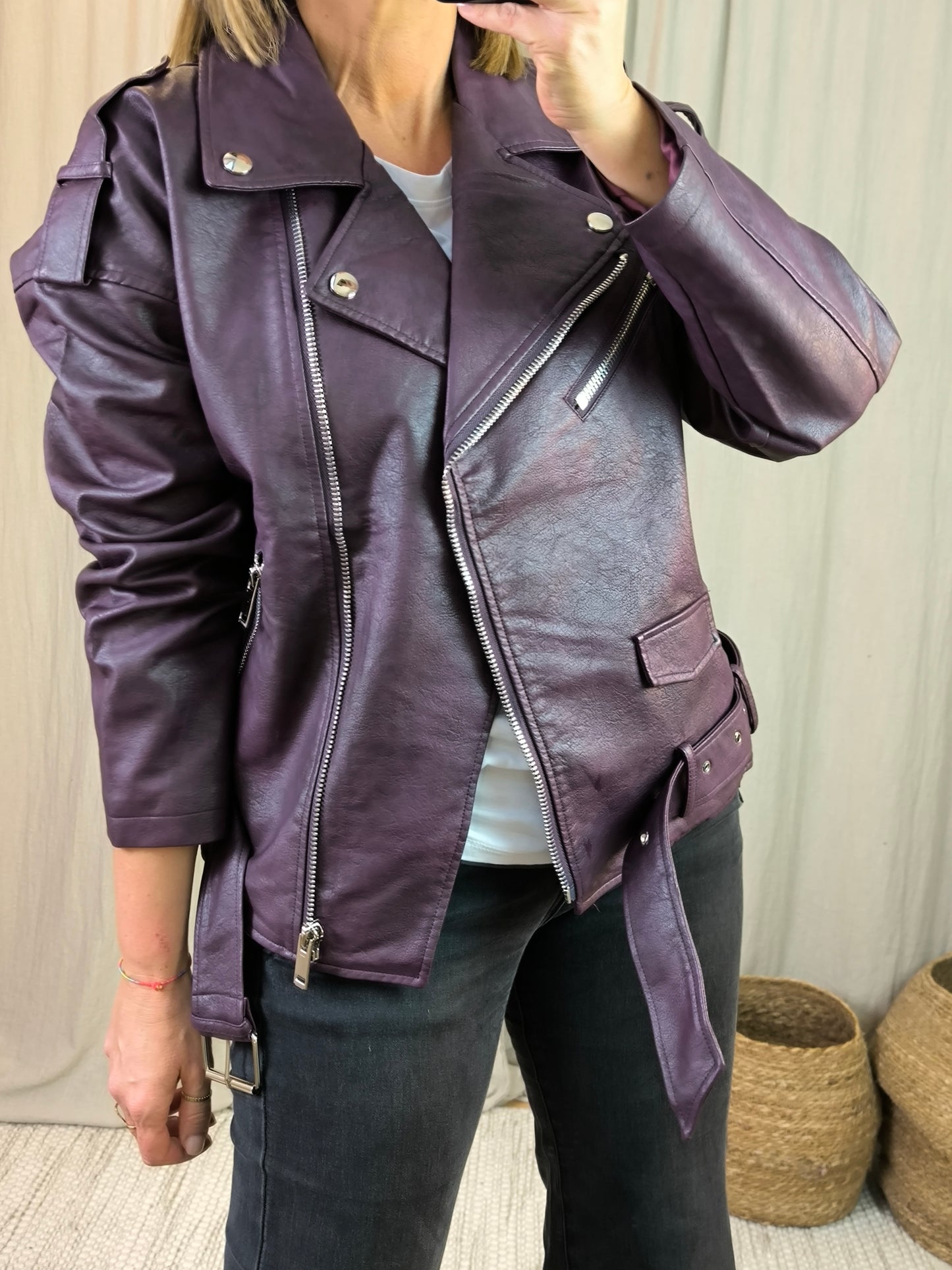 Veste perfecto Prune