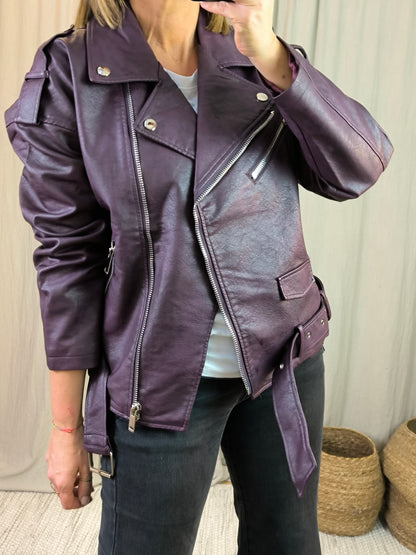 Veste perfecto Prune