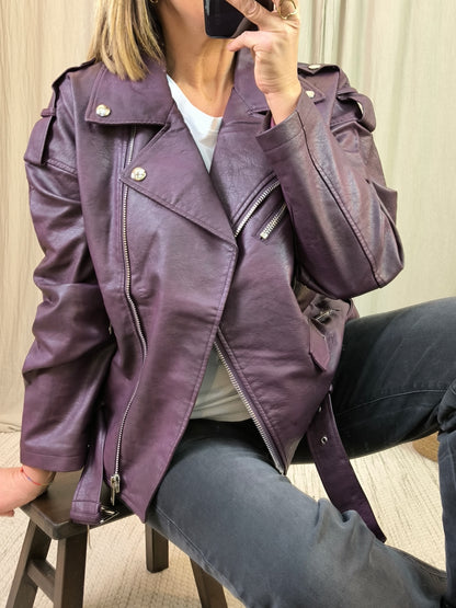 Veste perfecto Prune
