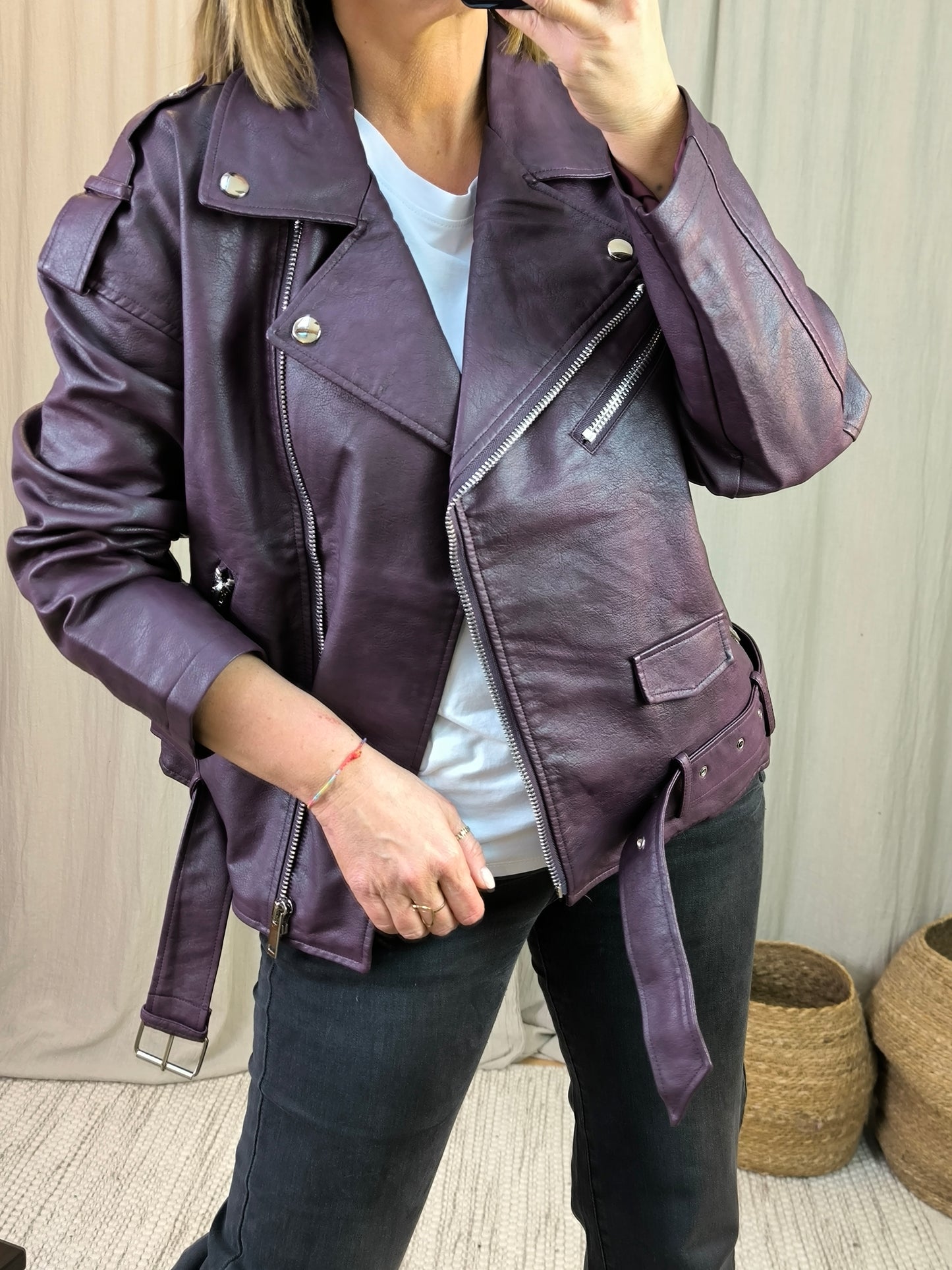 Veste perfecto Prune