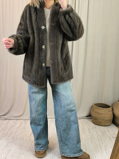 Veste Fourrure choco