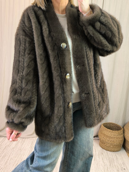 Veste Fourrure choco