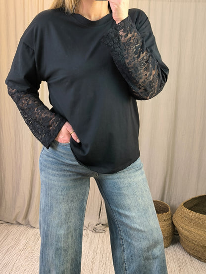 T shirt dentelle