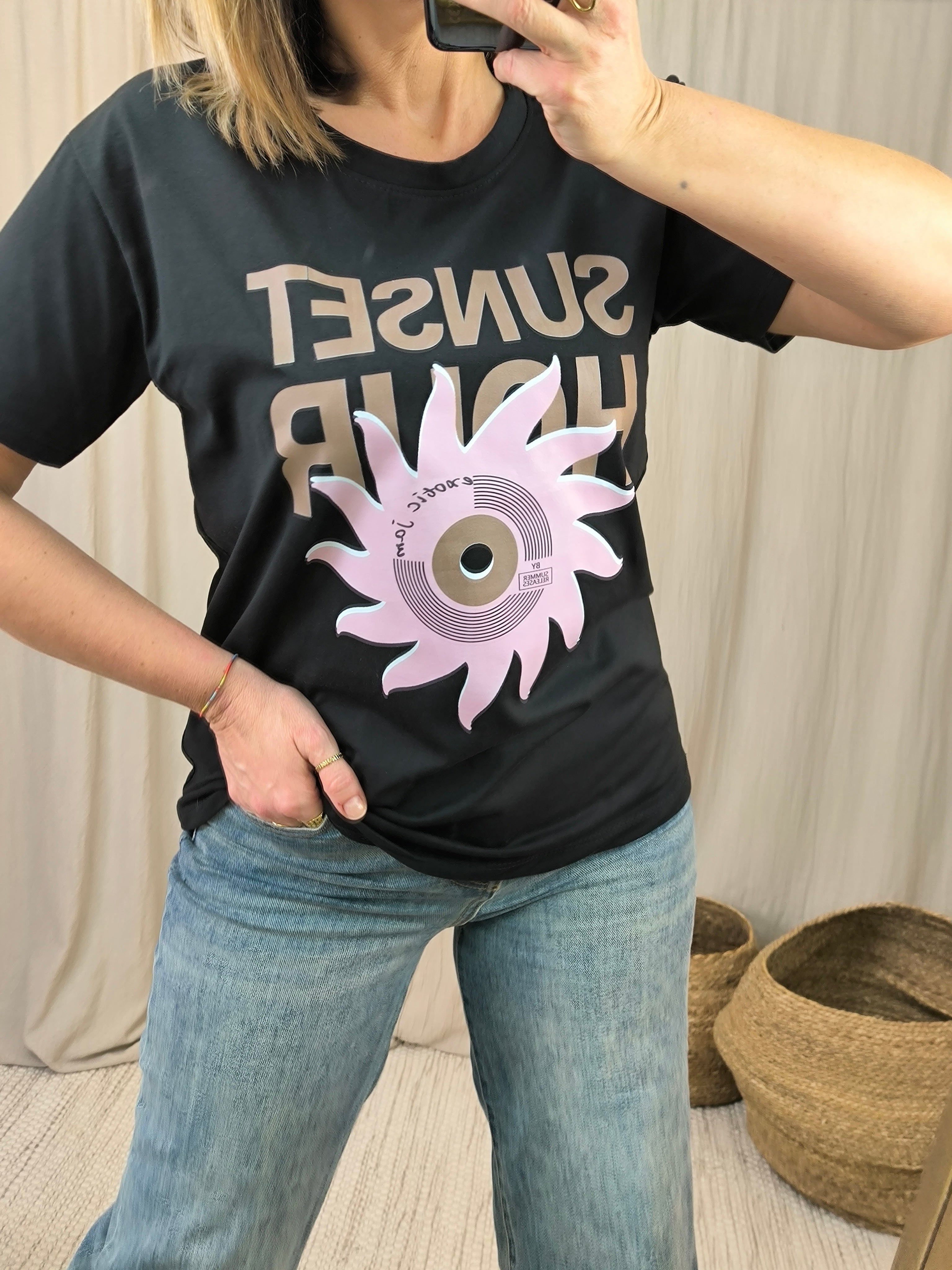 T shirt sunset