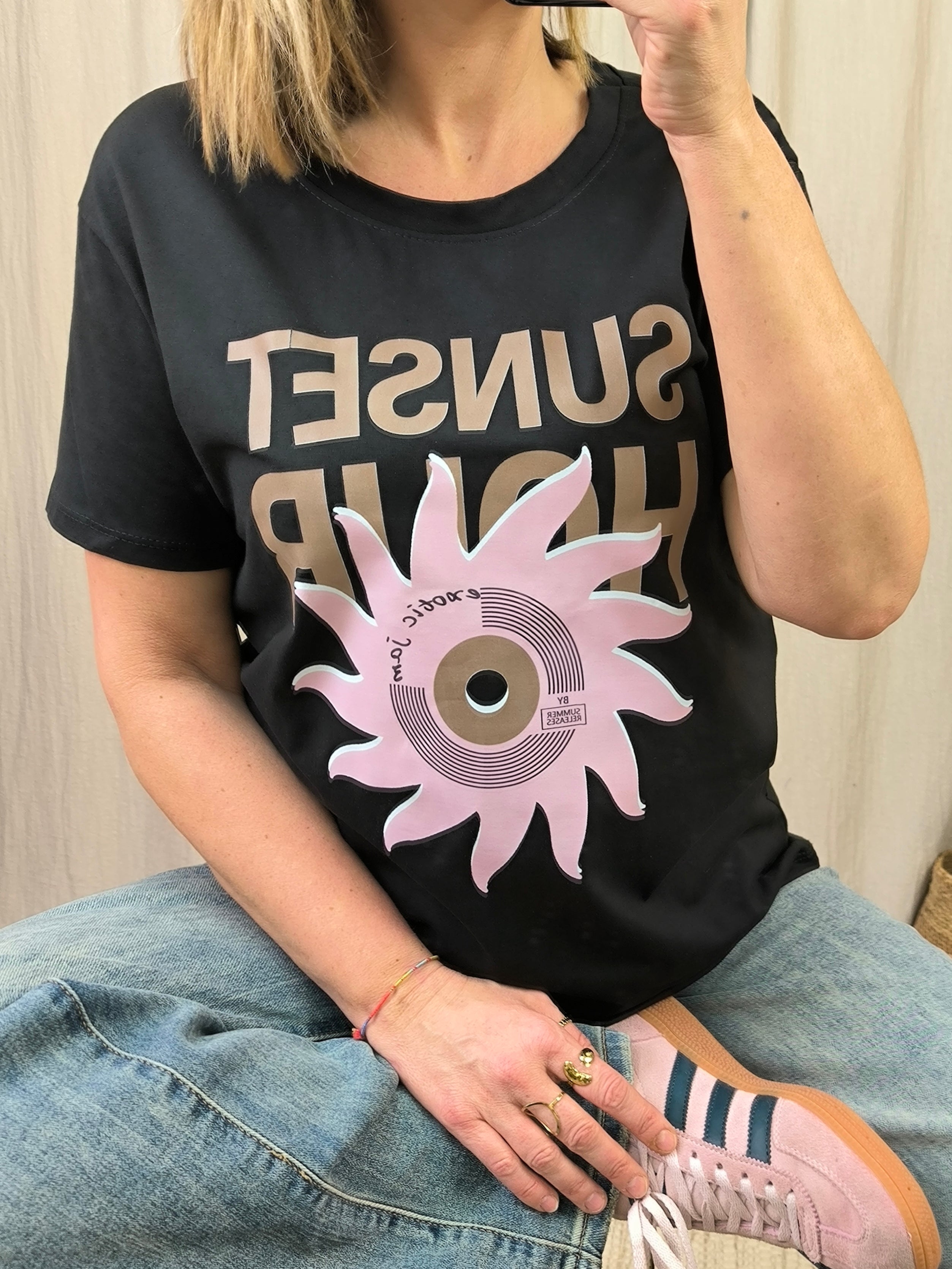 T shirt sunset