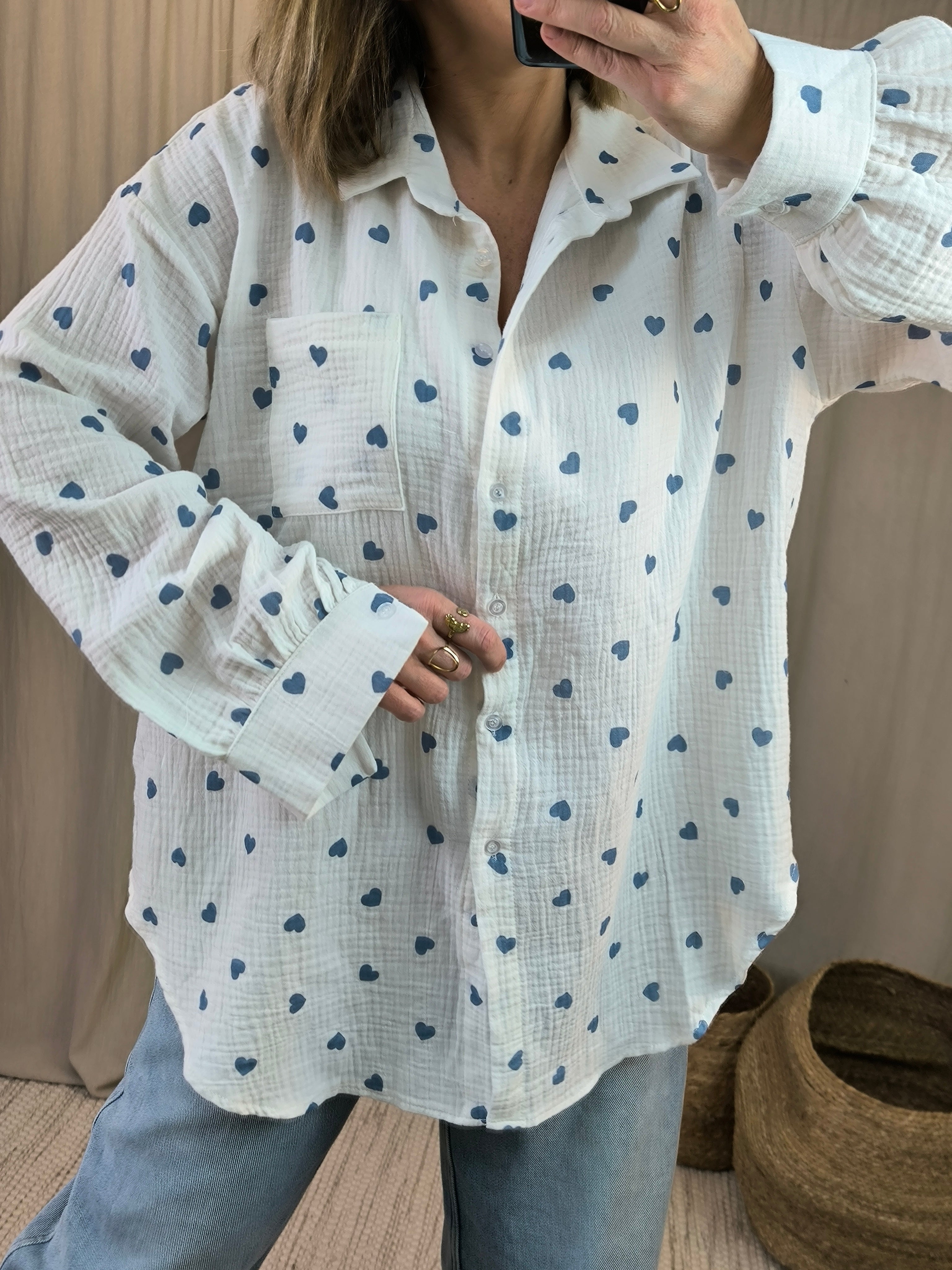 Chemise gaz coeur