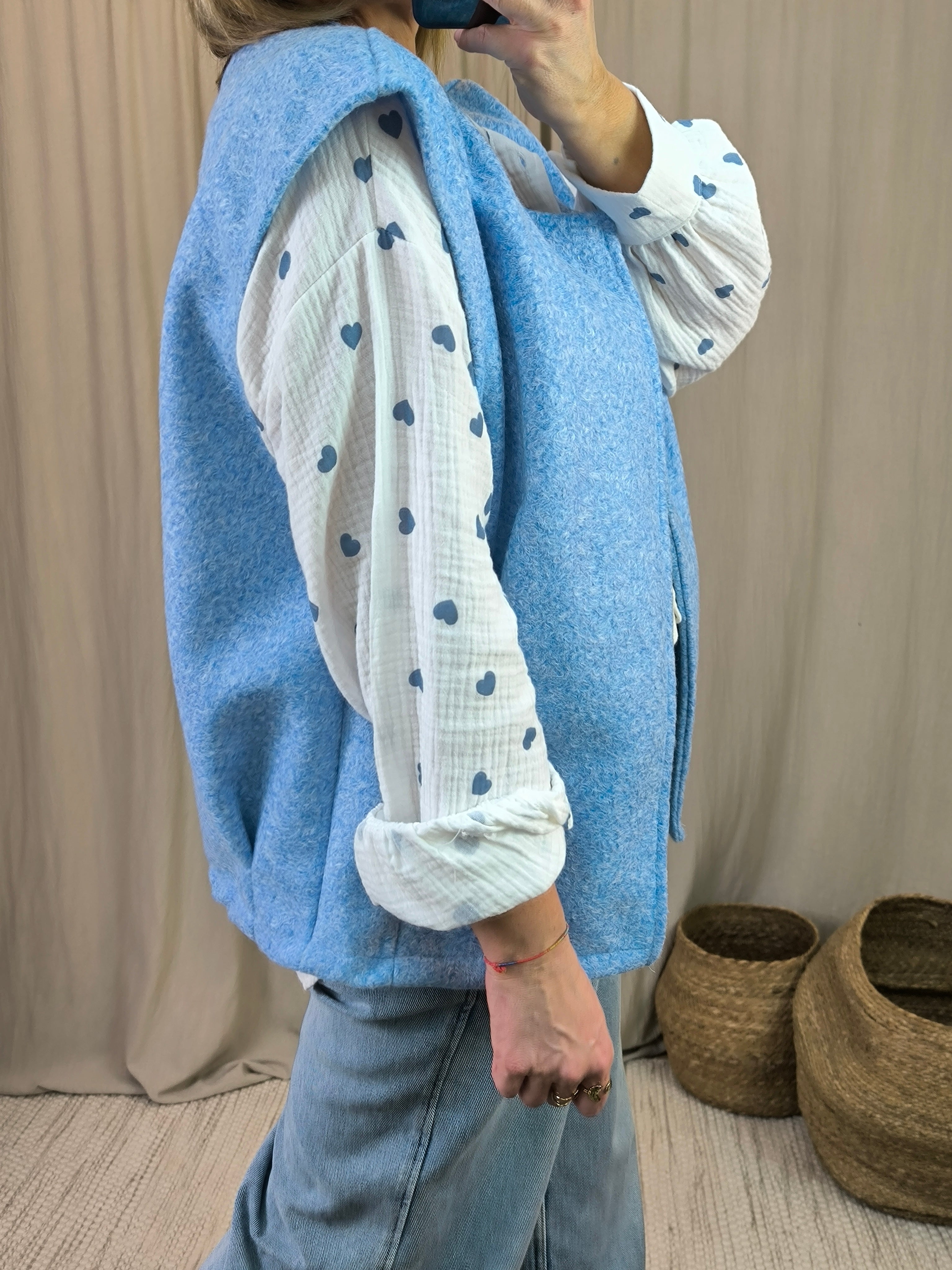 Gilet bleu