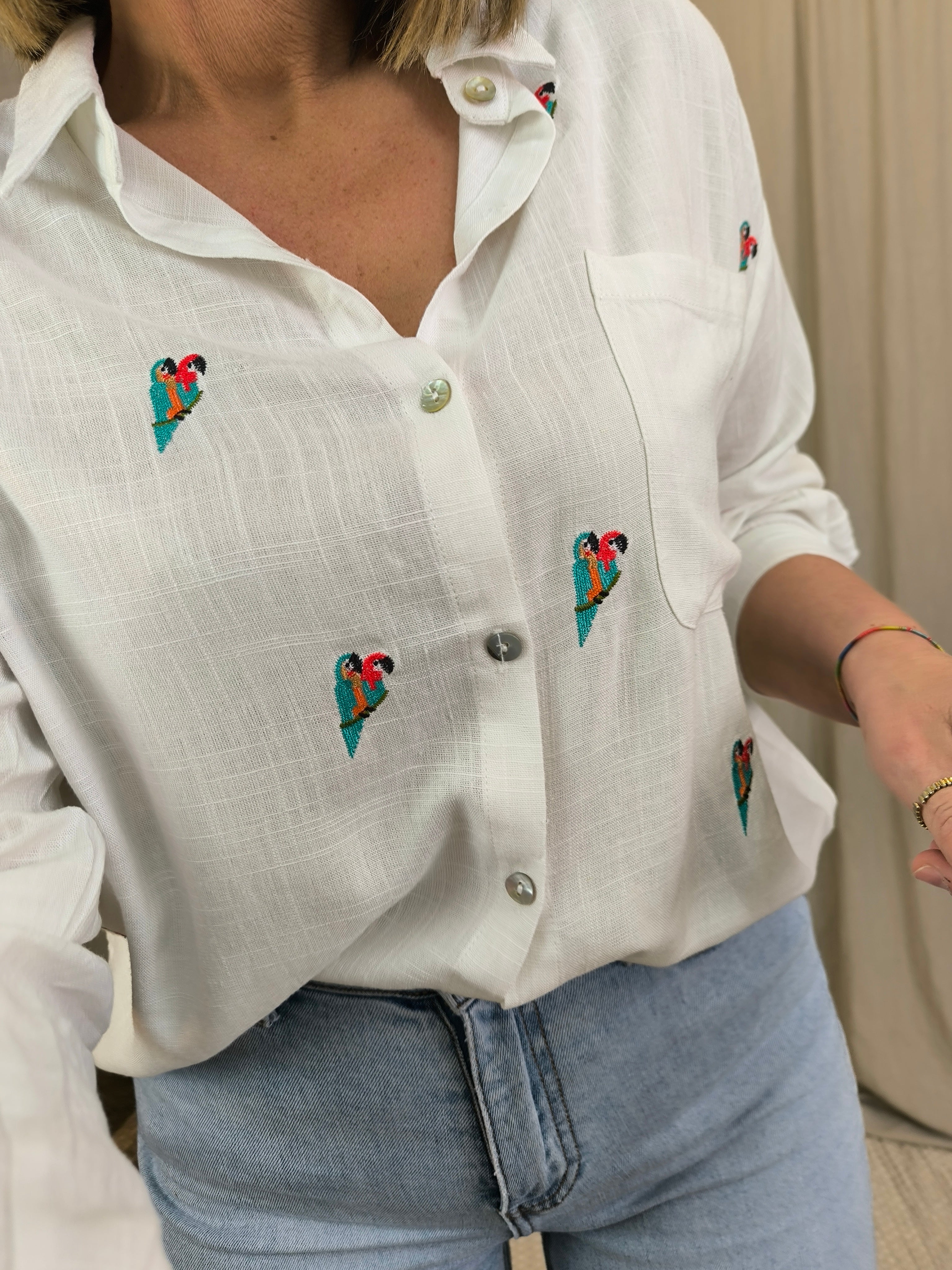 Chemise perroquet