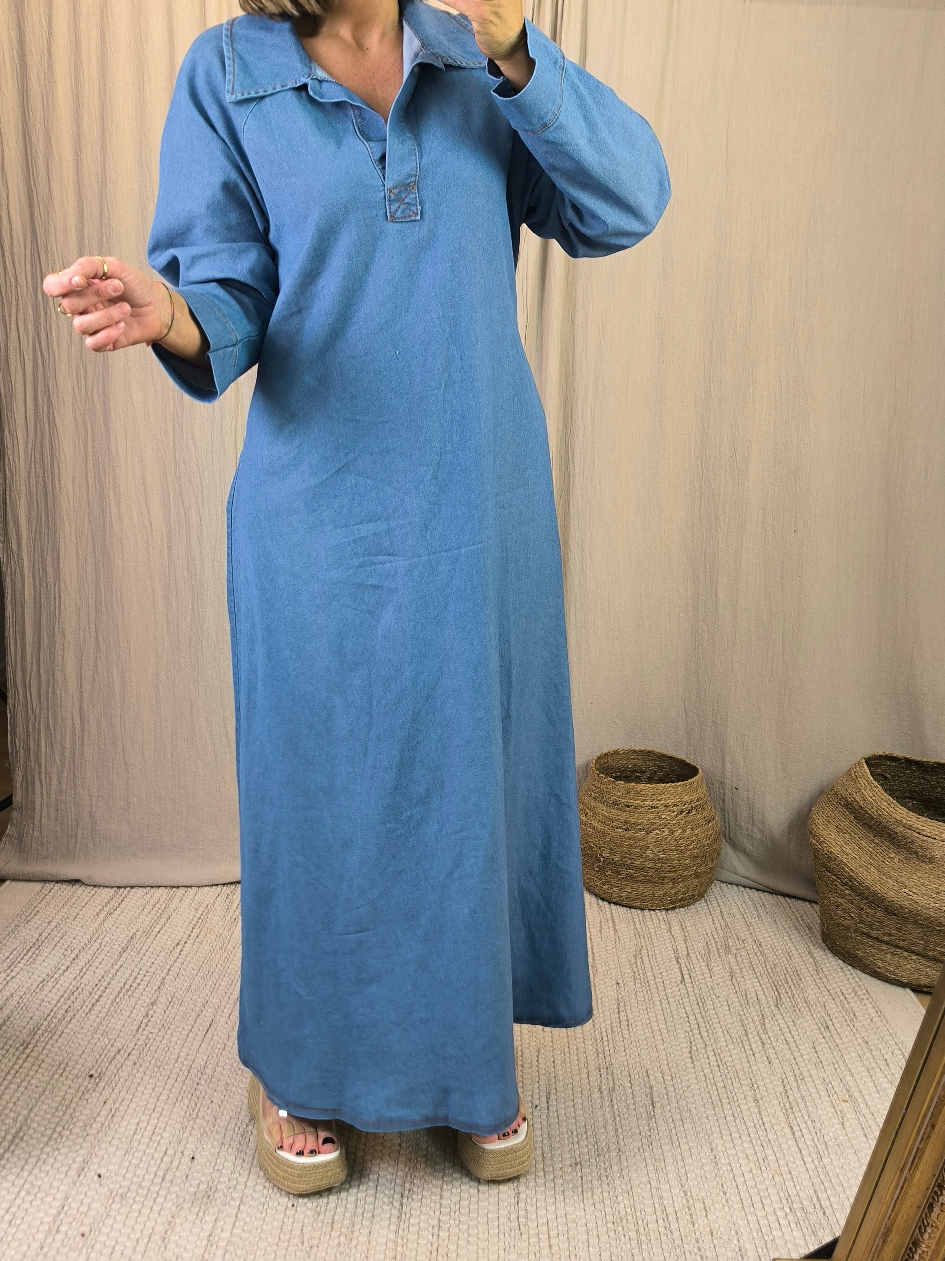 Robe denim