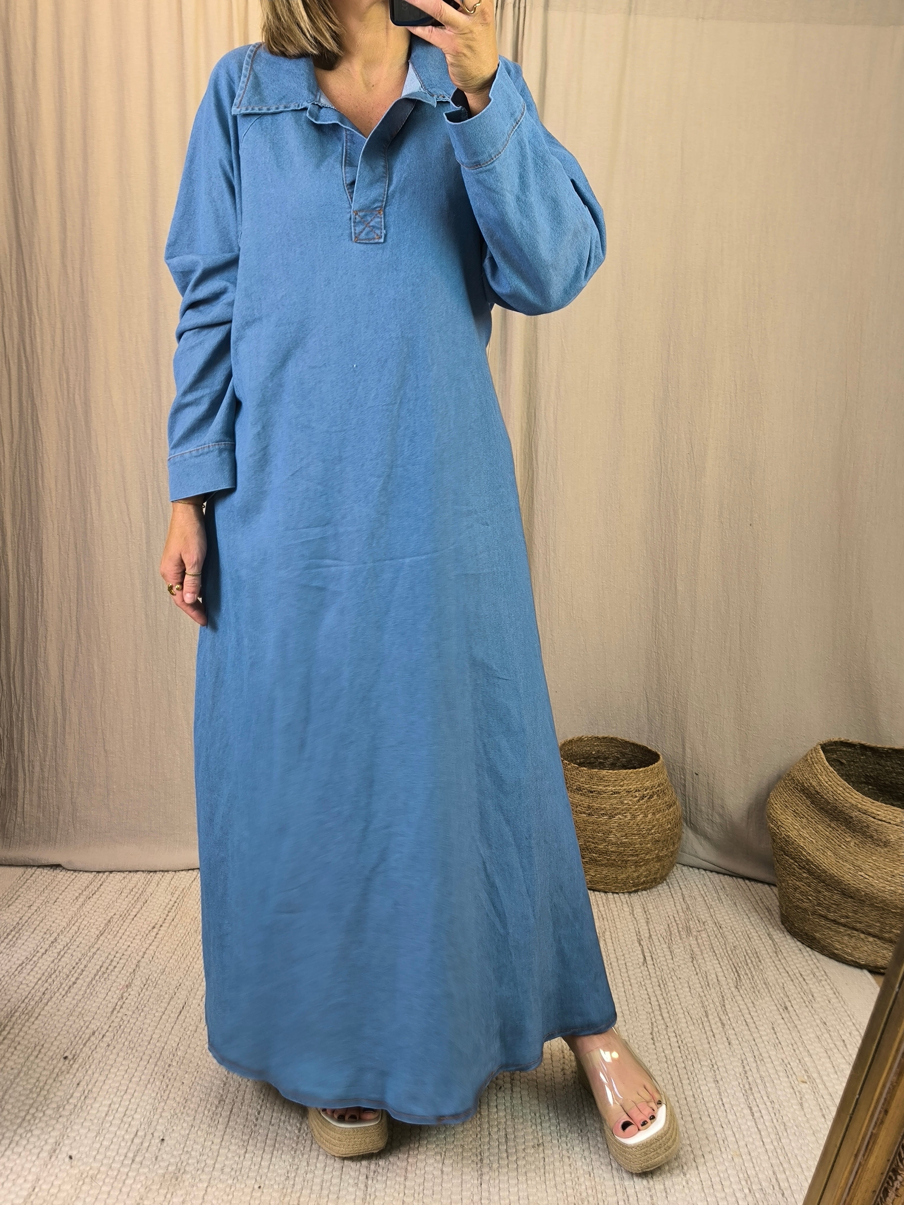 Robe denim