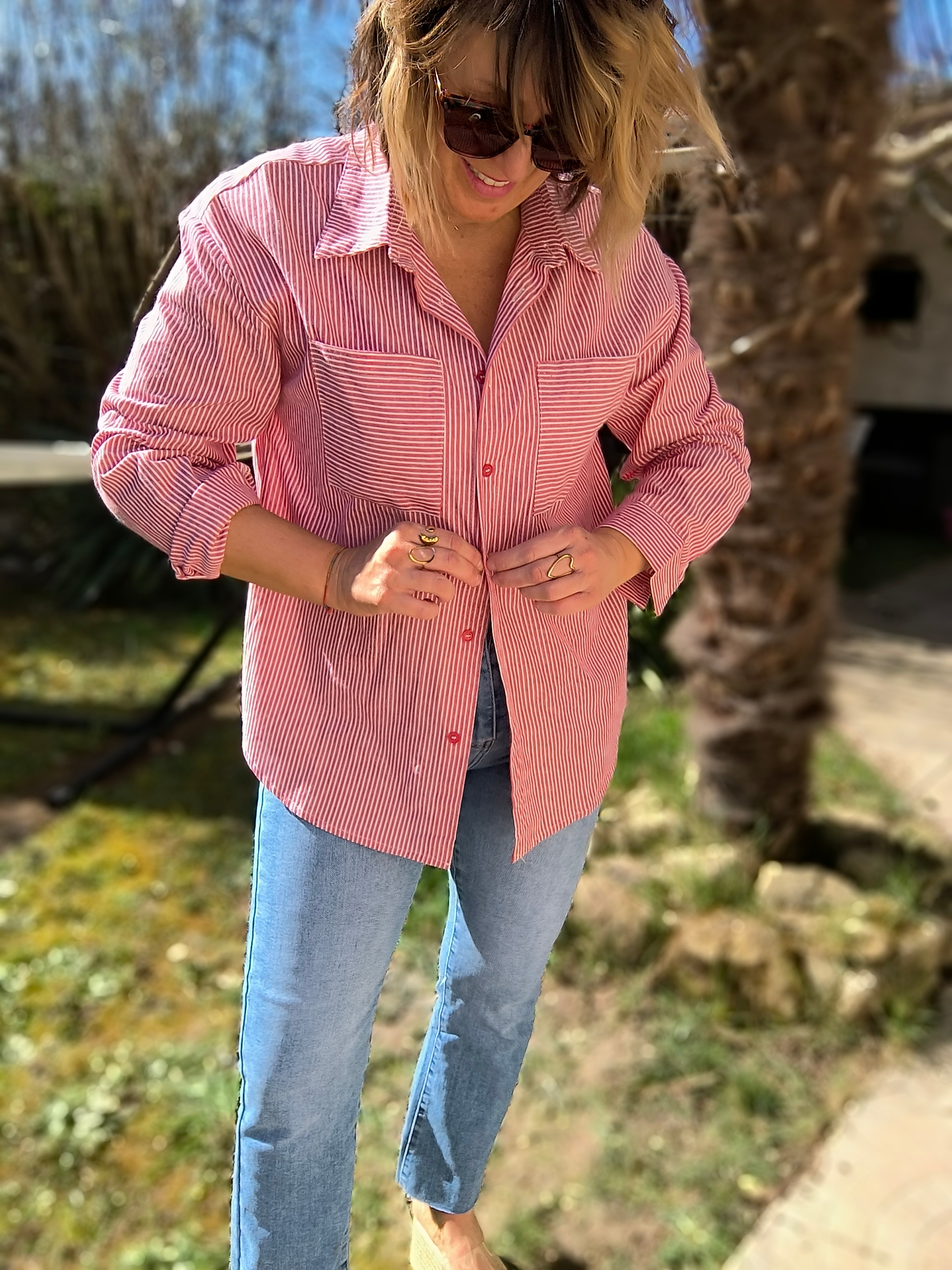 Chemise rayée