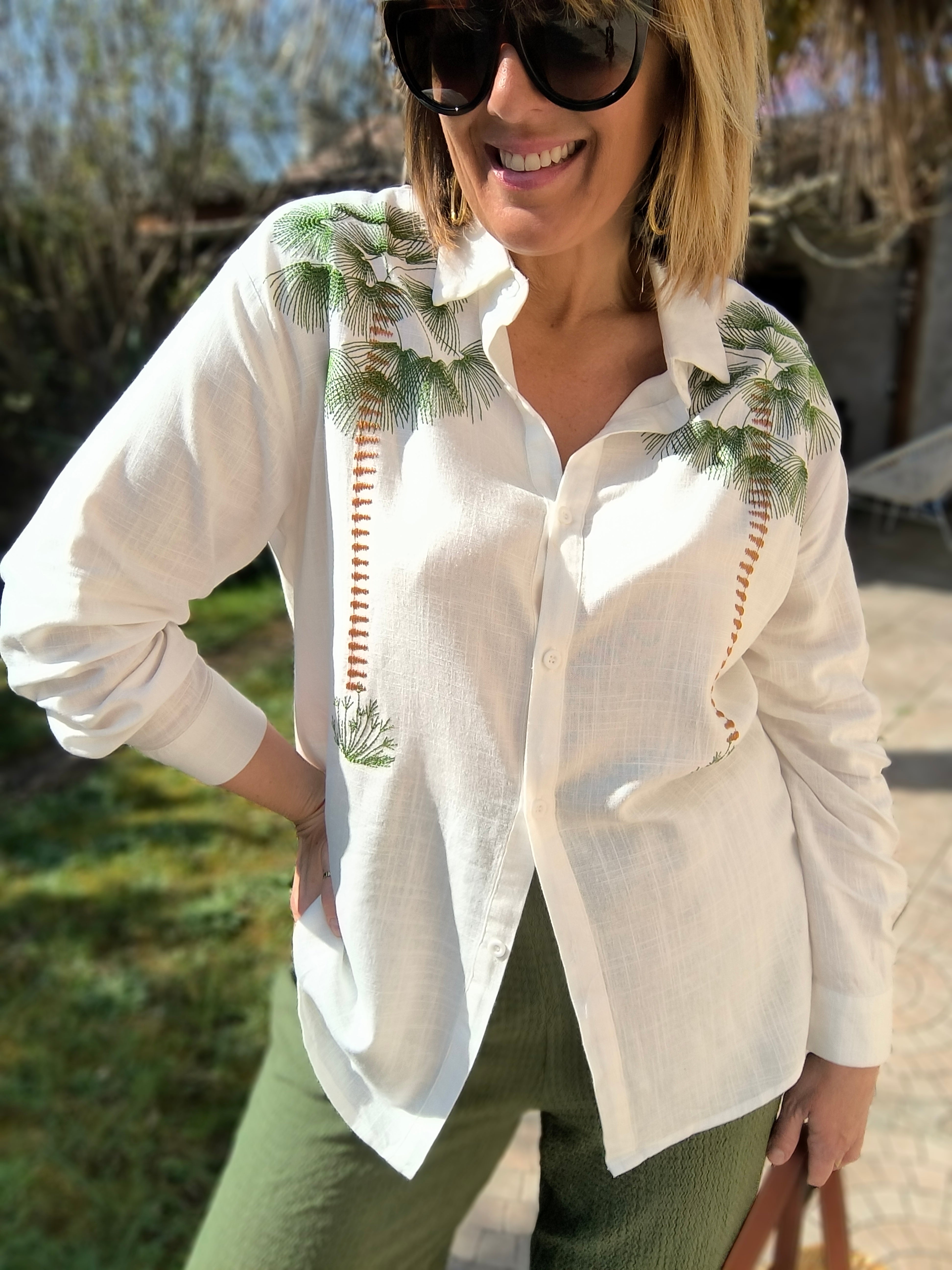 Chemise palmier