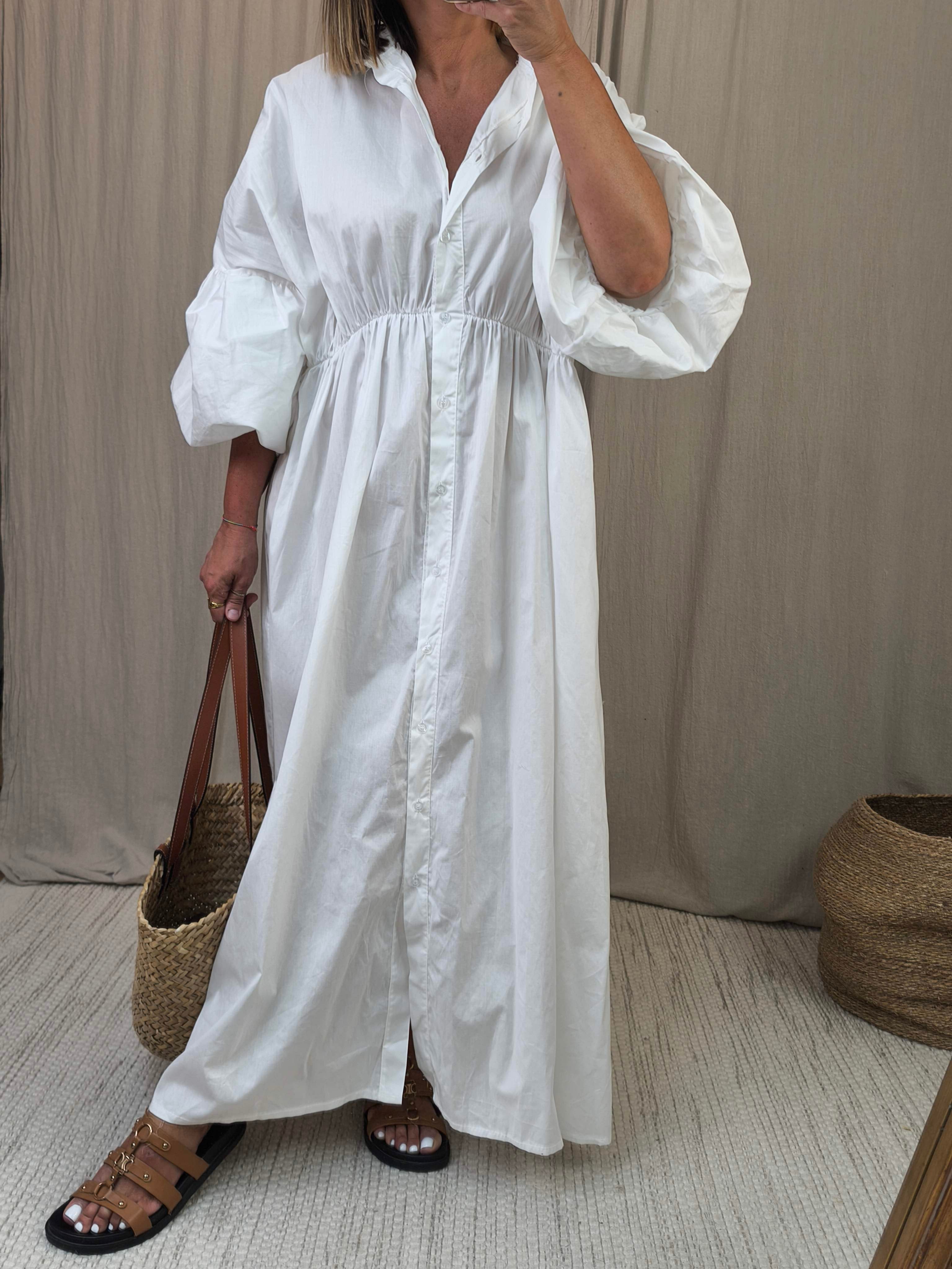 Robe manche ballon