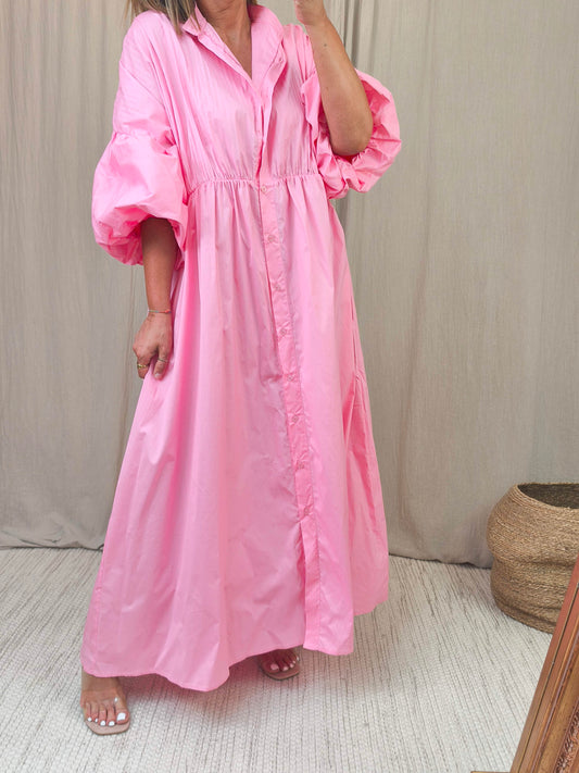 Robe manche ballon