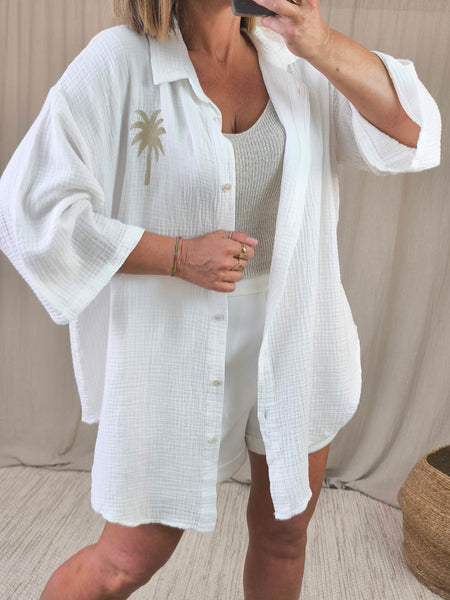 Chemise gaz palmier
