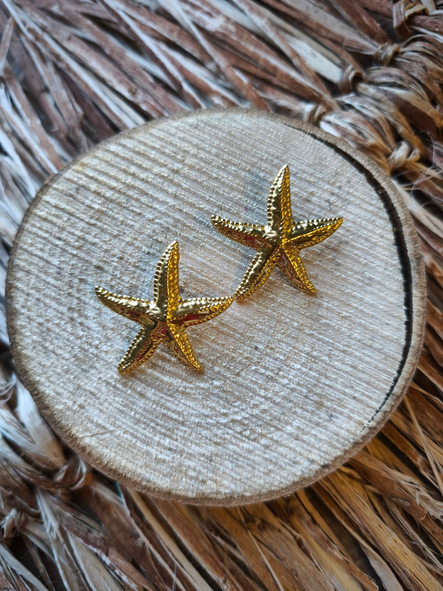 Boucle d'oreille étoile de mer