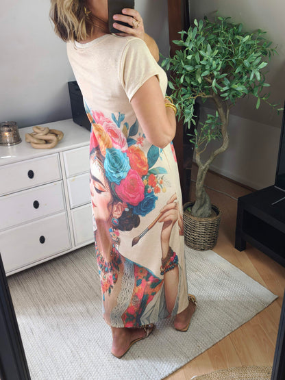 Robe frida doré