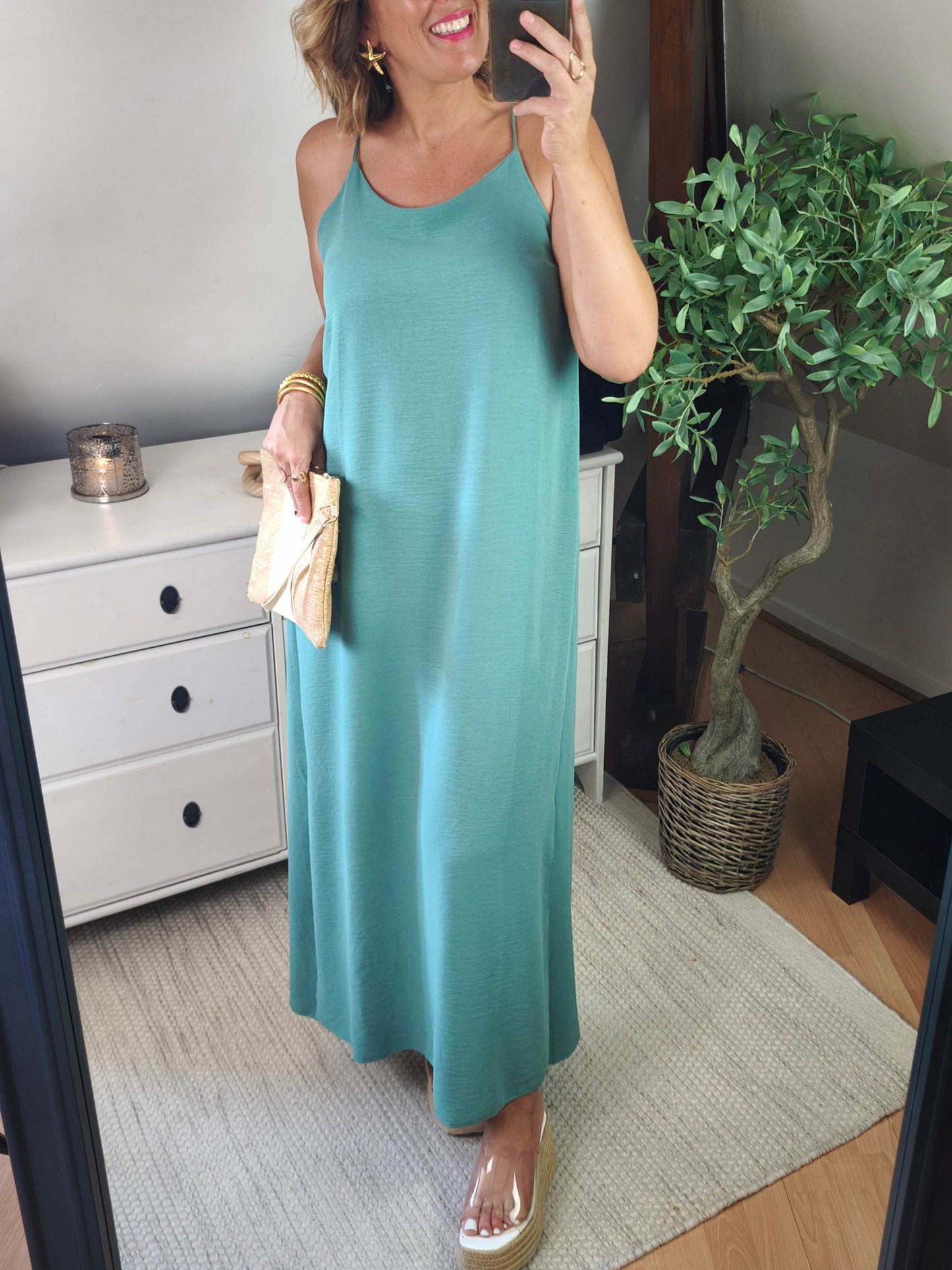 Robe fluide croisé