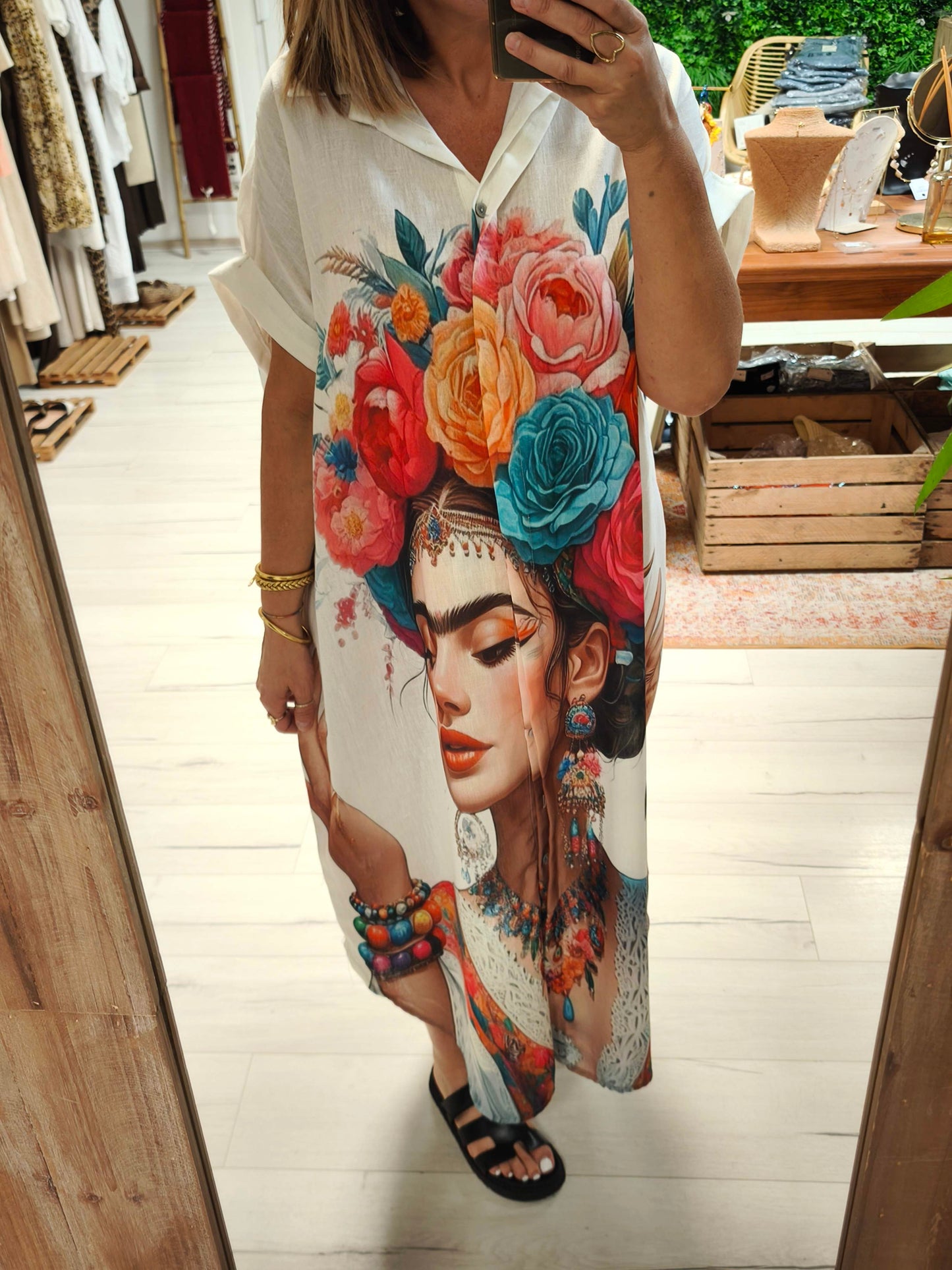 Robe frida blanche