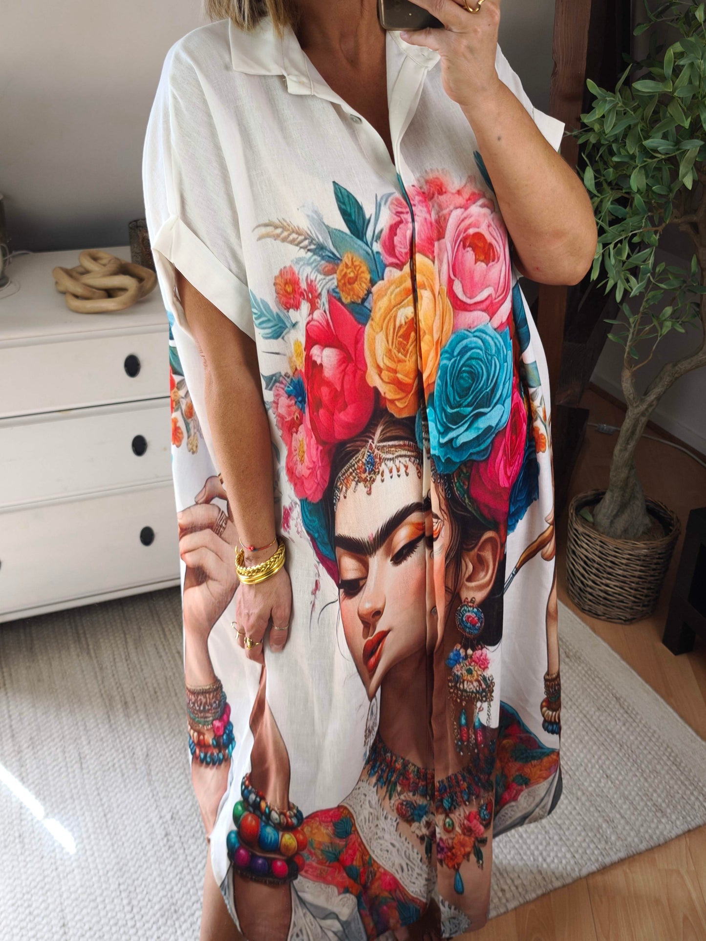 Robe frida blanche