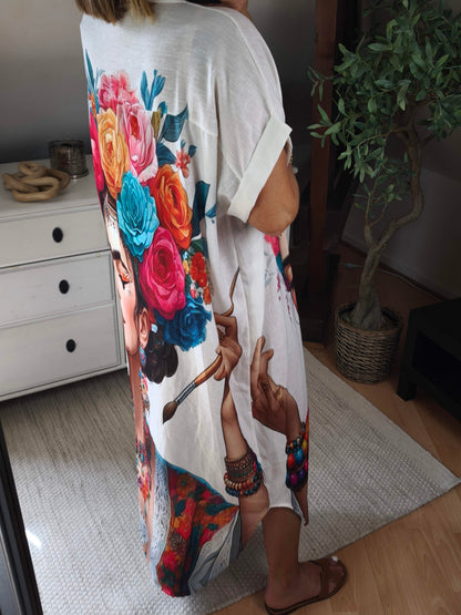 Robe frida blanche