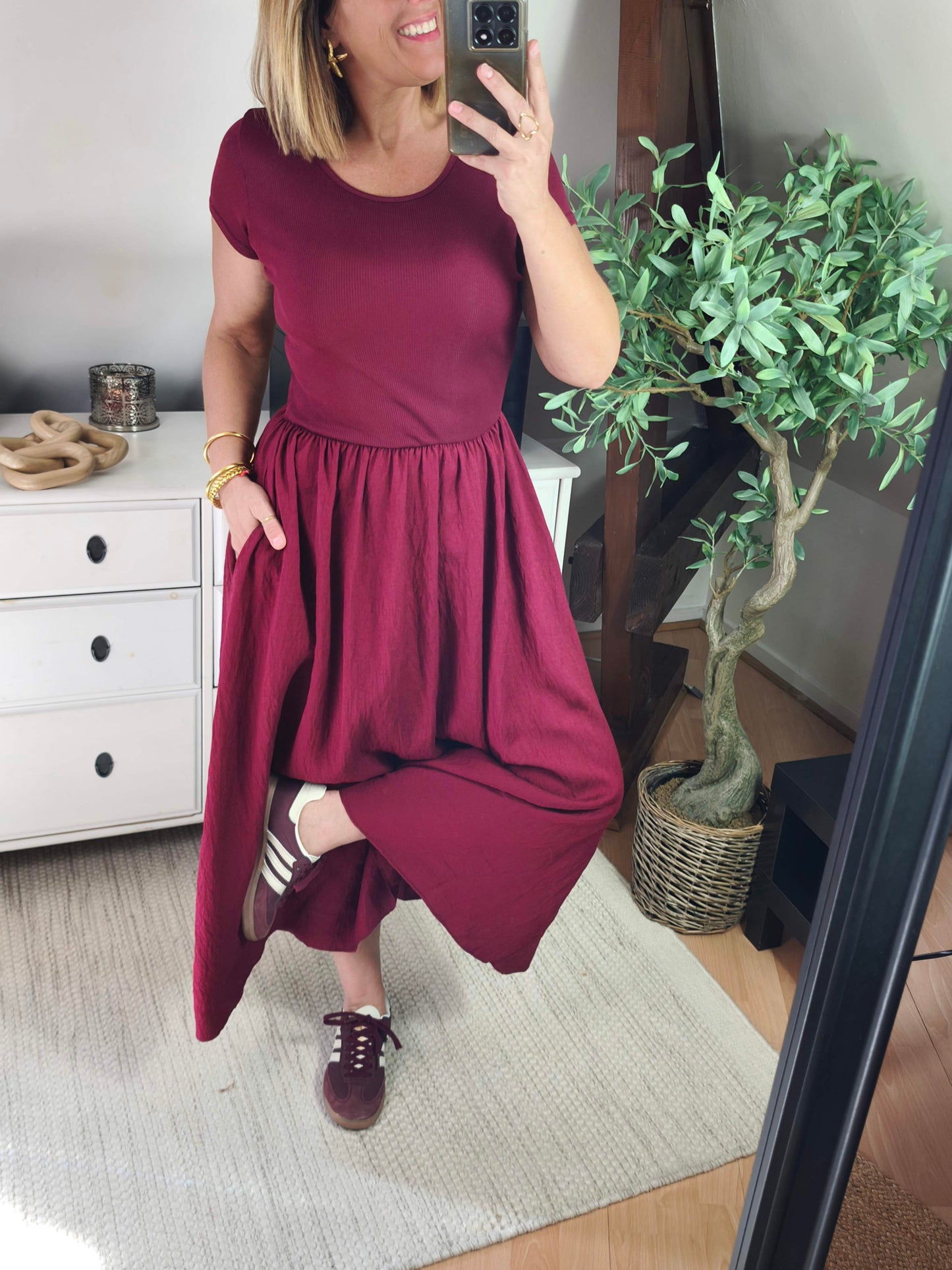 Robe bordeaux