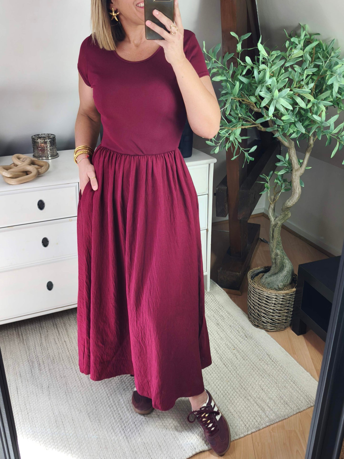 Robe bordeaux