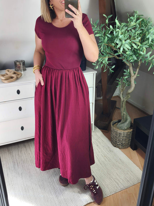 Robe bordeaux