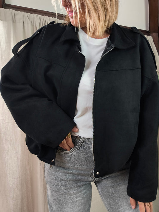 Veste suédine