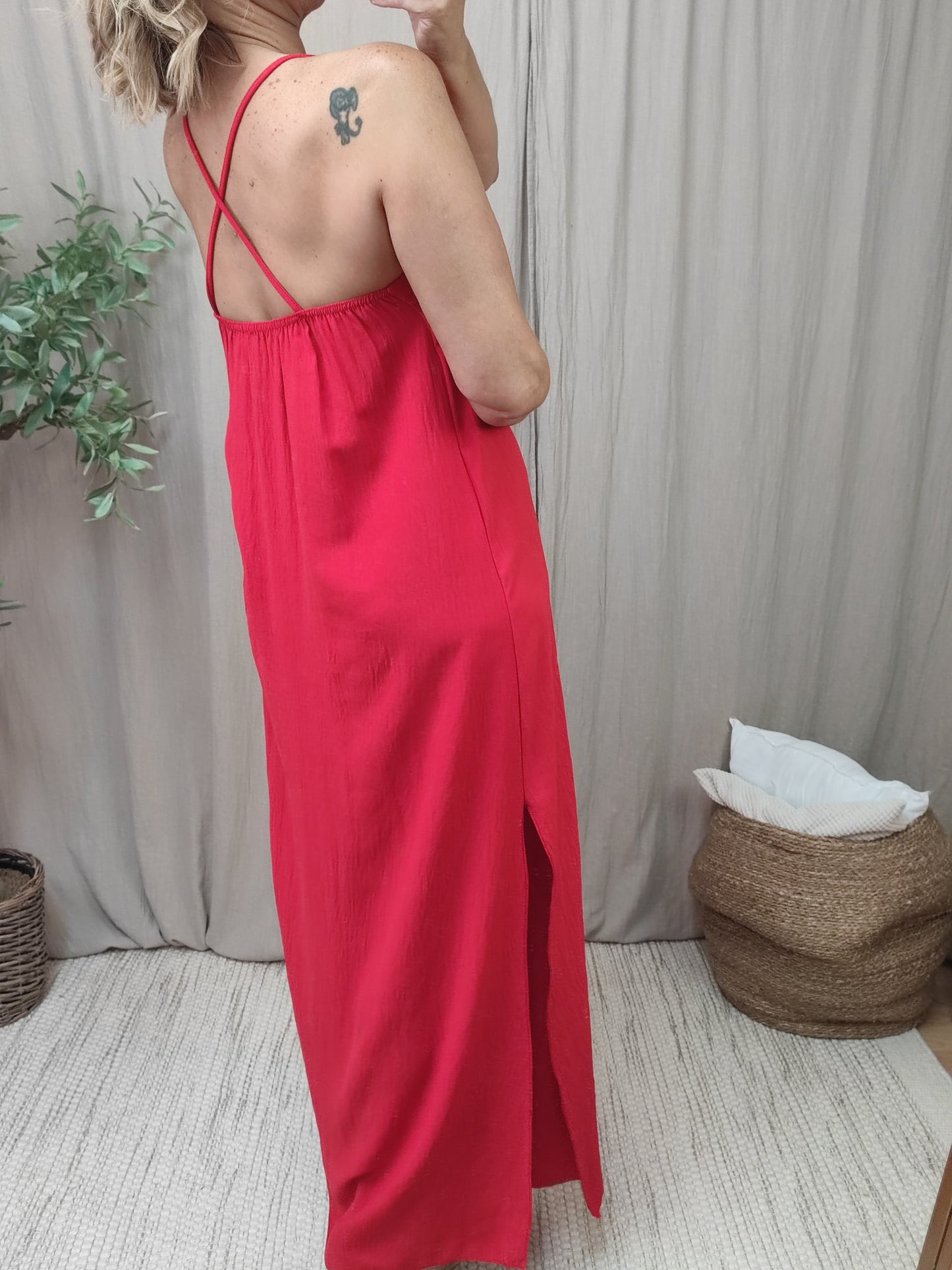 Robe basic rouge