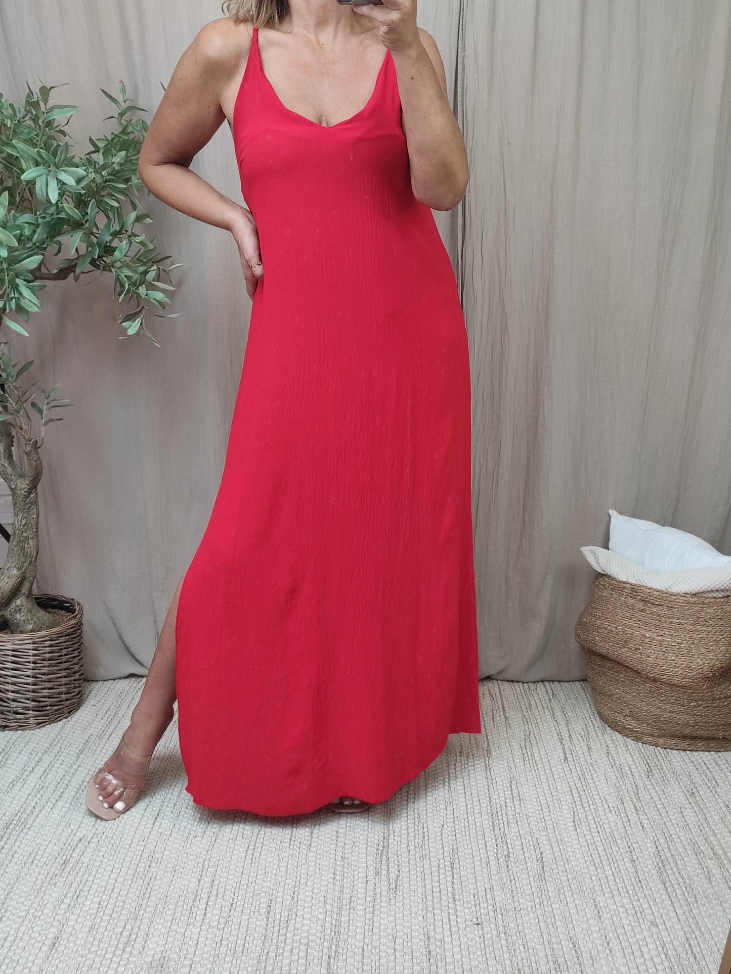 Robe basic rouge