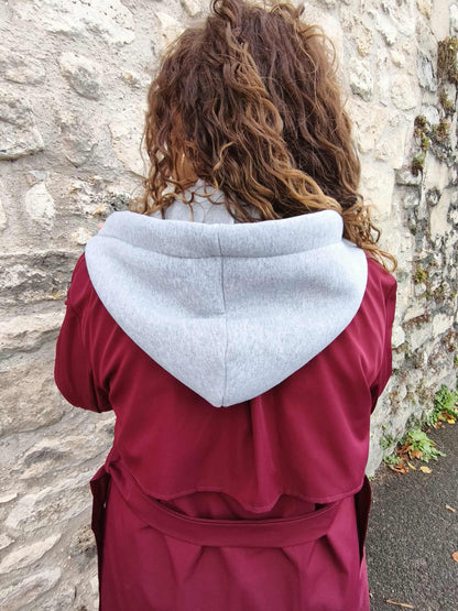 Trench capuche