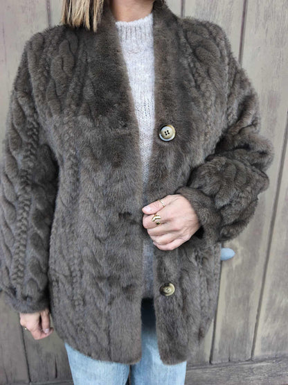 Veste Fourrure choco