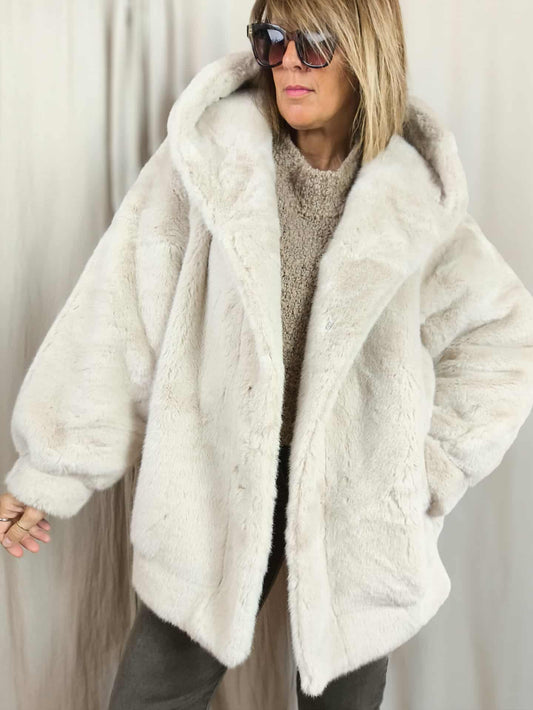 Fourrure beige