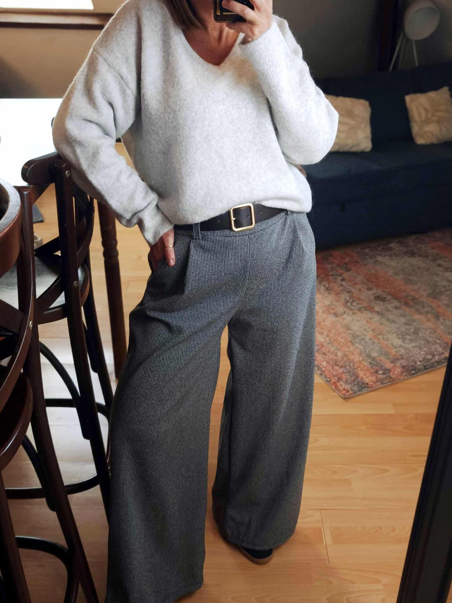 Pantalon pied de poule