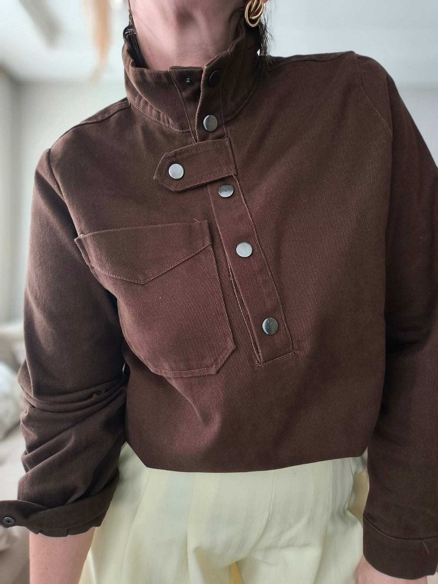Blouse choco jean