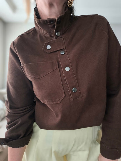 Blouse choco jean