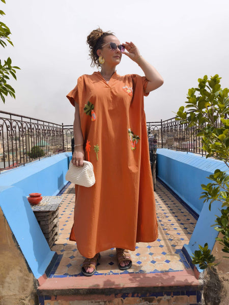 Robe terracotta