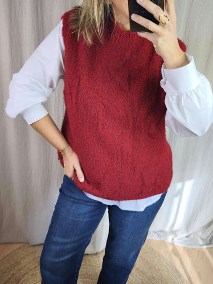 Pull sans manche